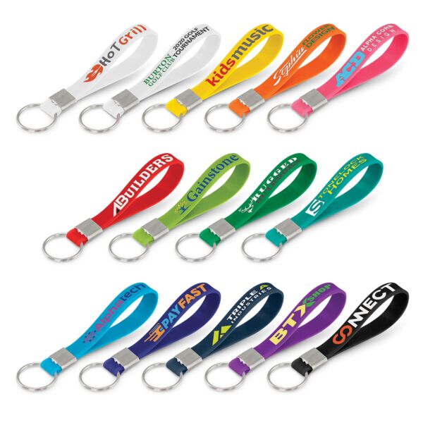 118671 - Silicone Key Ring - Debossed Thumbnail