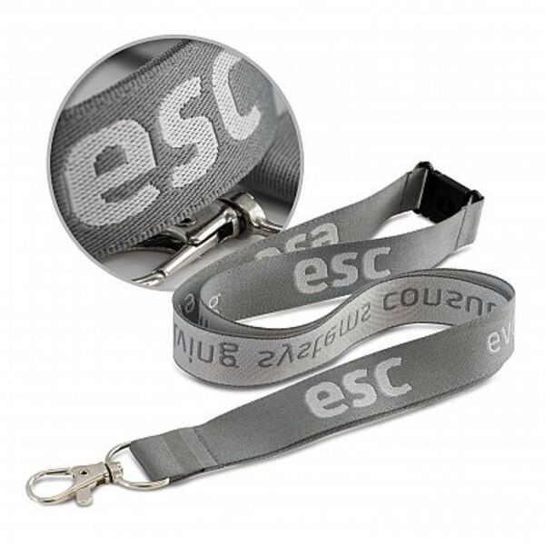 Jacquard Woven Lanyard - Any Colour Fabric Thumbnail