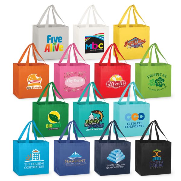 City Shopper Non-Woven Tote - H 330mm x W 310mm x Gusset 190mm  Thumbnail