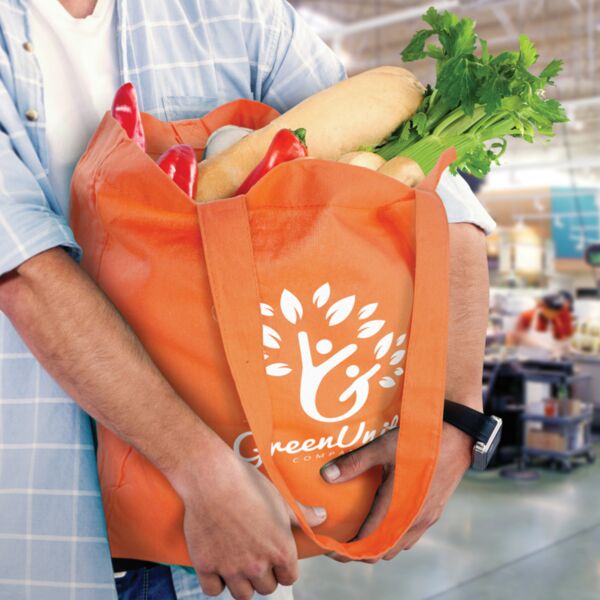 Large Cotton Tote Bag - H 420mm x W 370mm x Gusset 90mm with Short Handles Thumbnail