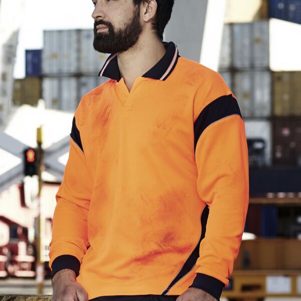 Syzmik Workwear Mens Hi Vis Aztec Polo ZH249 Thumbnail